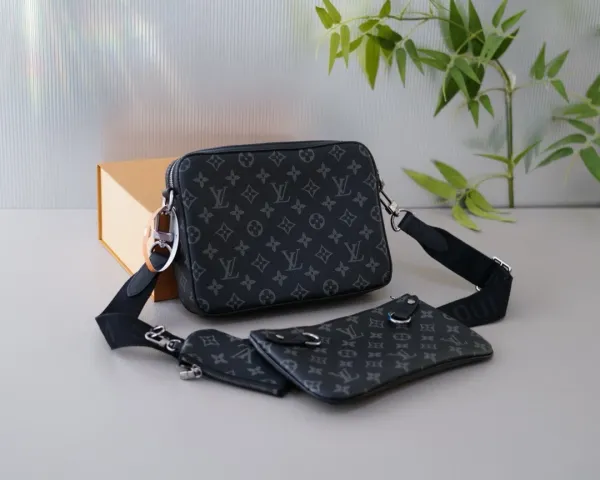 Gucci GG Marmont Mini Camera Bag Black Monogram Crossbody Bag - 44