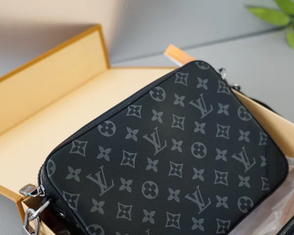 Gucci GG Marmont Mini Camera Bag Black Monogram Crossbody Bag - 53
