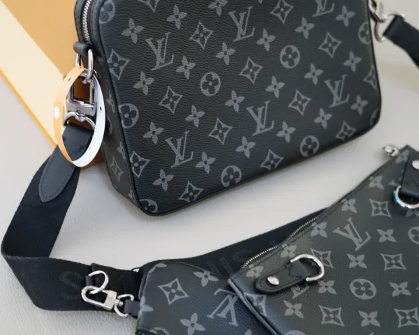 Gucci GG Marmont Mini Camera Bag Black Monogram Crossbody Bag - 49