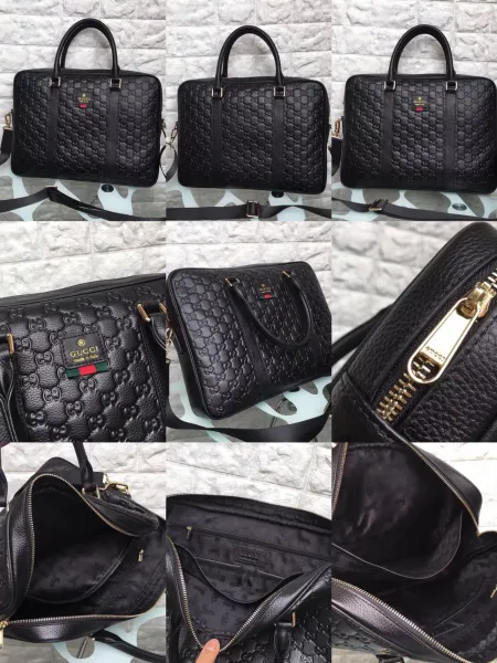 Gucci GG Marmont Mini Camera Bag Black Monogram Crossbody Bag - 62