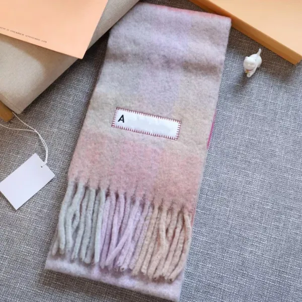 Maison Margiela Tabi Label Cashmere Scarf Multicolor - 1