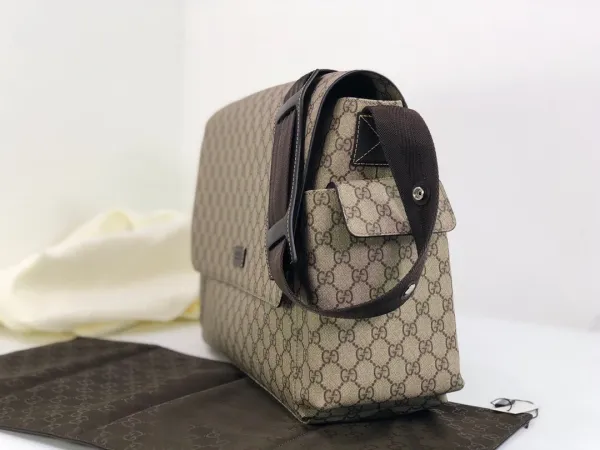 Gucci GG Marmont Mini Camera Bag Black Monogram Crossbody Bag - 81