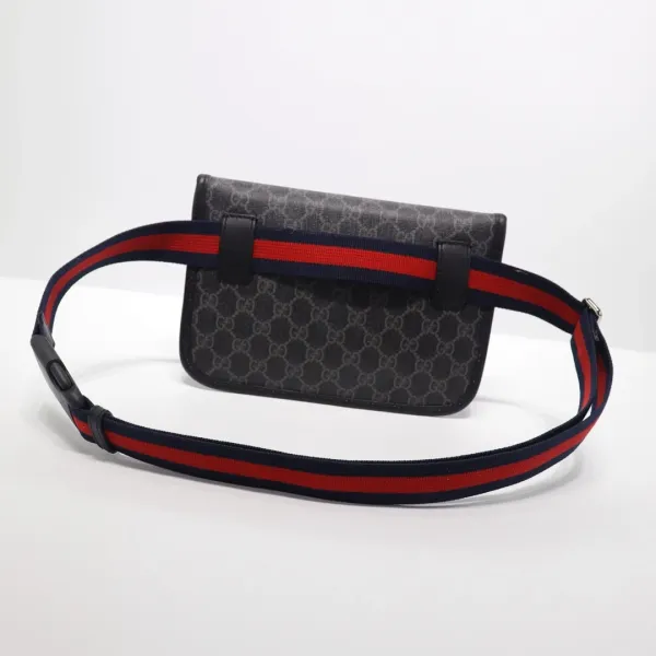 Gucci GG Marmont Mini Camera Bag Black Monogram Crossbody Bag - 23