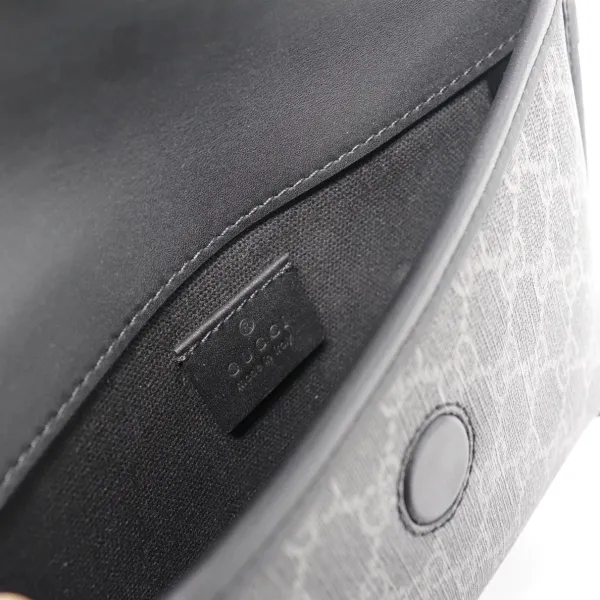 Gucci GG Marmont Mini Camera Bag Black Monogram Crossbody Bag - 38