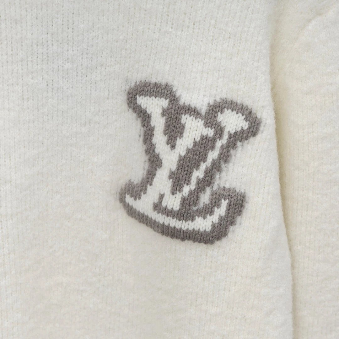 2024冬季欧洲站潮新款长袖毛衣字母logo提花男女同款时尚休闲百搭 11