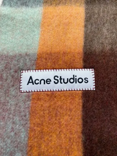Maison Margiela Tabi Label Cashmere Scarf Multicolor - 20