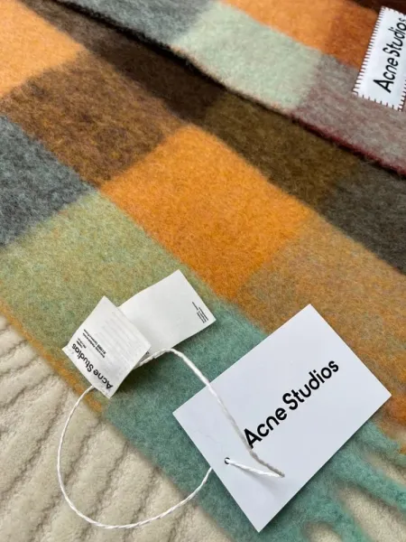 Maison Margiela Tabi Label Cashmere Scarf Multicolor - 19