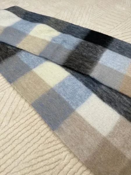 Maison Margiela Tabi Label Cashmere Scarf Multicolor - 9