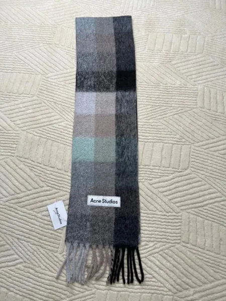 Maison Margiela Tabi Label Cashmere Scarf Multicolor - 5