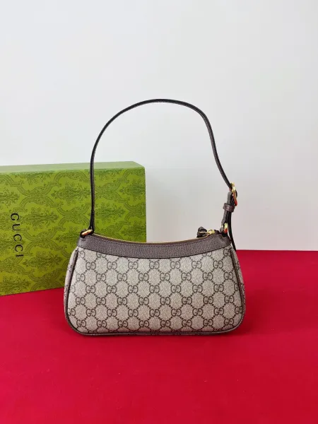 Gucci GG Marmont Mini Camera Bag Black Monogram Crossbody Bag - 58