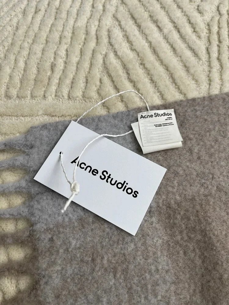 Maison Margiela Tabi Label Cashmere Scarf Multicolor - 2