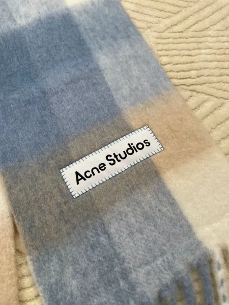 Maison Margiela Tabi Label Cashmere Scarf Multicolor - 25