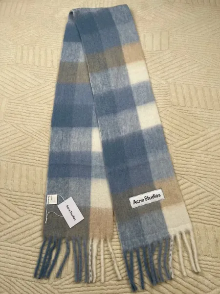 Maison Margiela Tabi Label Cashmere Scarf Multicolor - 26