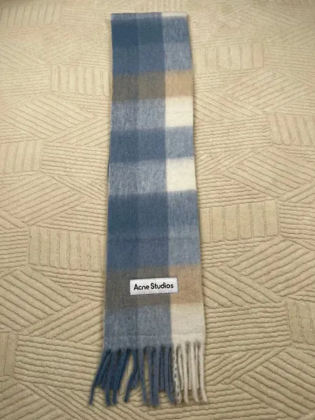 Maison Margiela Tabi Label Cashmere Scarf Multicolor - 27