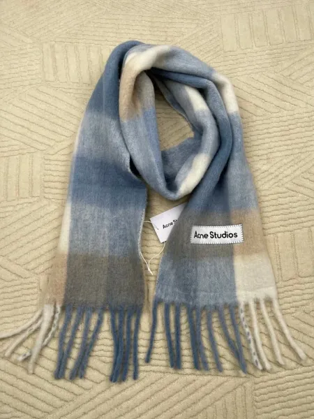 Maison Margiela Tabi Label Cashmere Scarf Multicolor - 22