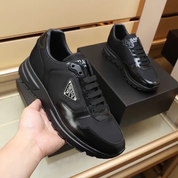 Prada Re-Nylon Chunky Sneakers Black - 1