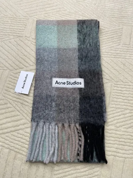 Maison Margiela Tabi Label Cashmere Scarf Multicolor - 6
