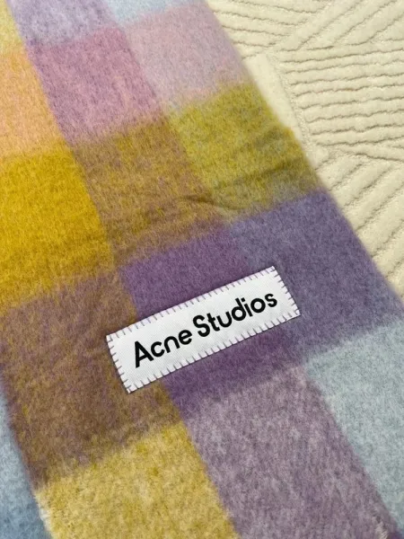 Maison Margiela Tabi Label Cashmere Scarf Multicolor - 32