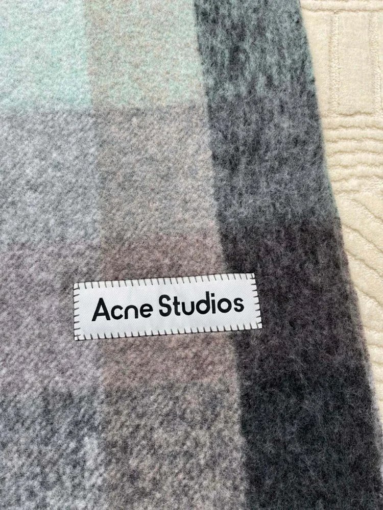 Maison Margiela Tabi Label Cashmere Scarf Multicolor - 3