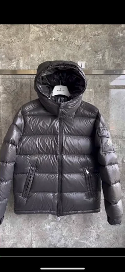 thumbnail for High-end N-F-C Maya Black Classic Down Jacket