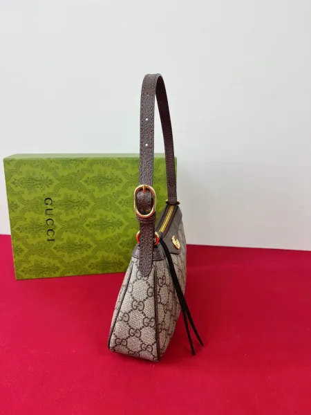 Gucci GG Marmont Mini Camera Bag Black Monogram Crossbody Bag - 57