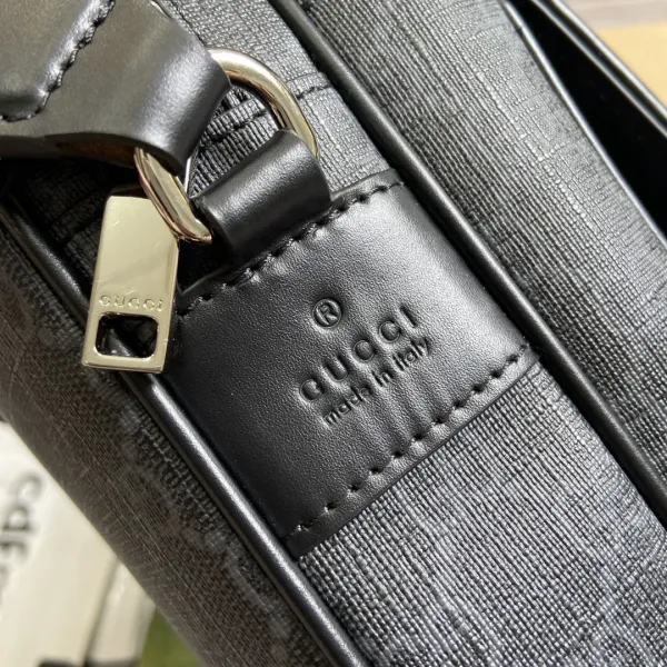 Gucci GG Marmont Mini Camera Bag Black Monogram Crossbody Bag - 74