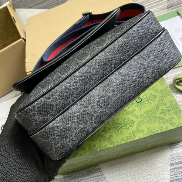 Gucci GG Marmont Mini Camera Bag Black Monogram Crossbody Bag - 69