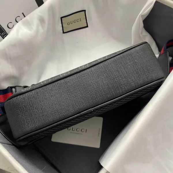 Gucci GG Marmont Mini Camera Bag Black Monogram Crossbody Bag - 36