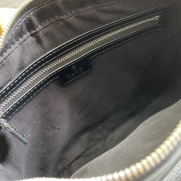 Gucci GG Marmont Mini Camera Bag Black Monogram Crossbody Bag - 72