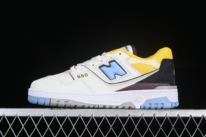 New Balance 550 White/Blue/Yellow