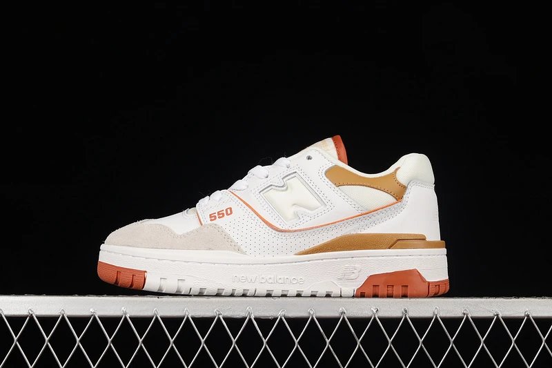New Balance 550 White/Orange/Cream