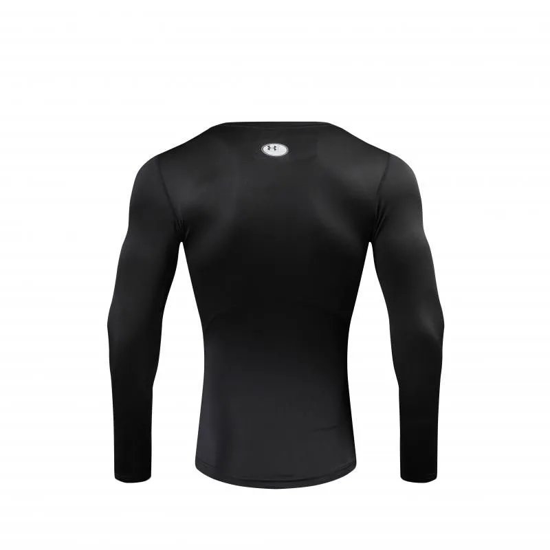 Under Armour HeatGear White Long-Sleeve Base-Layer - 6