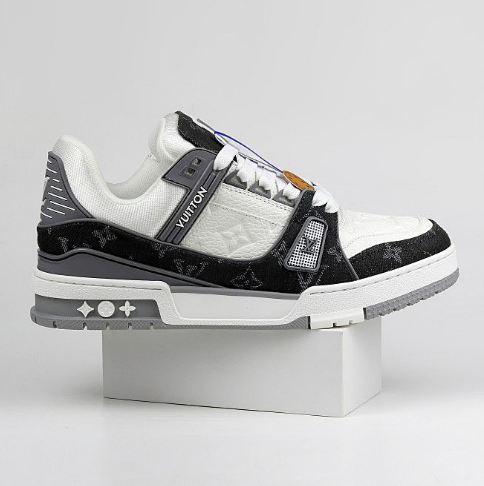 Louis Vuitton Trainer Black White Monogram