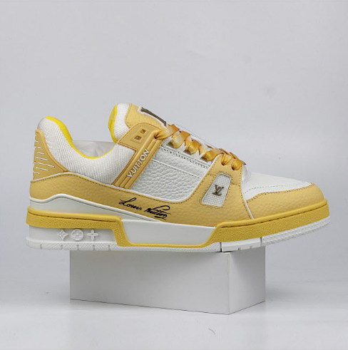 Louis Vuitton LV Trainer Yellow White