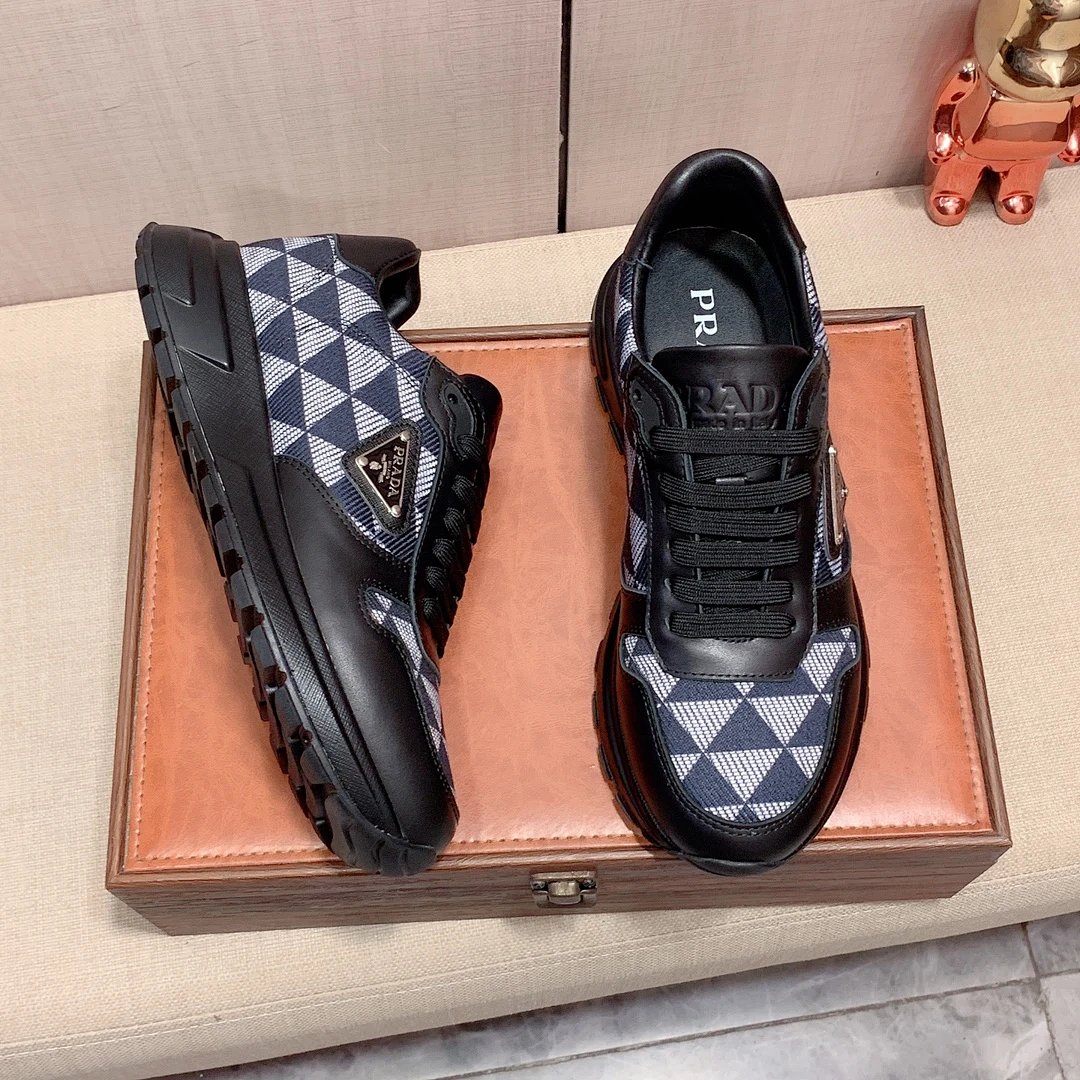 Prada Re-Nylon Trail Sneakers Black Sneakers Chunky Sneakers product detail 14 in Litbuy spreadsheet finds