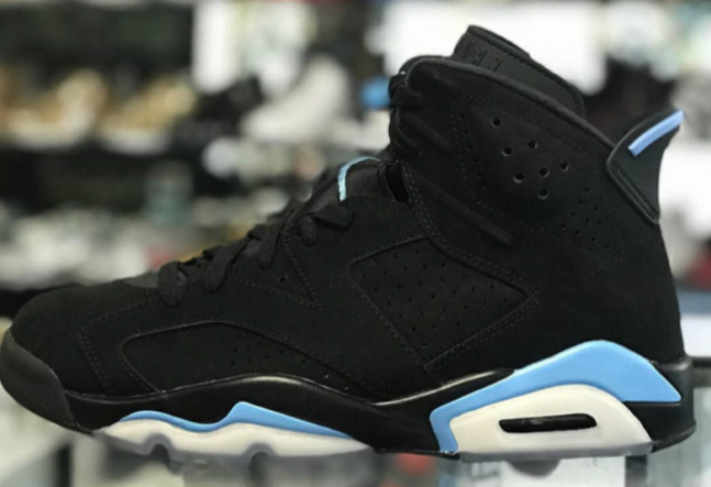 Jordan 6 Retro UNC Black University Blue