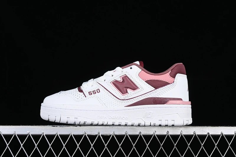 New Balance 550 White Burgundy