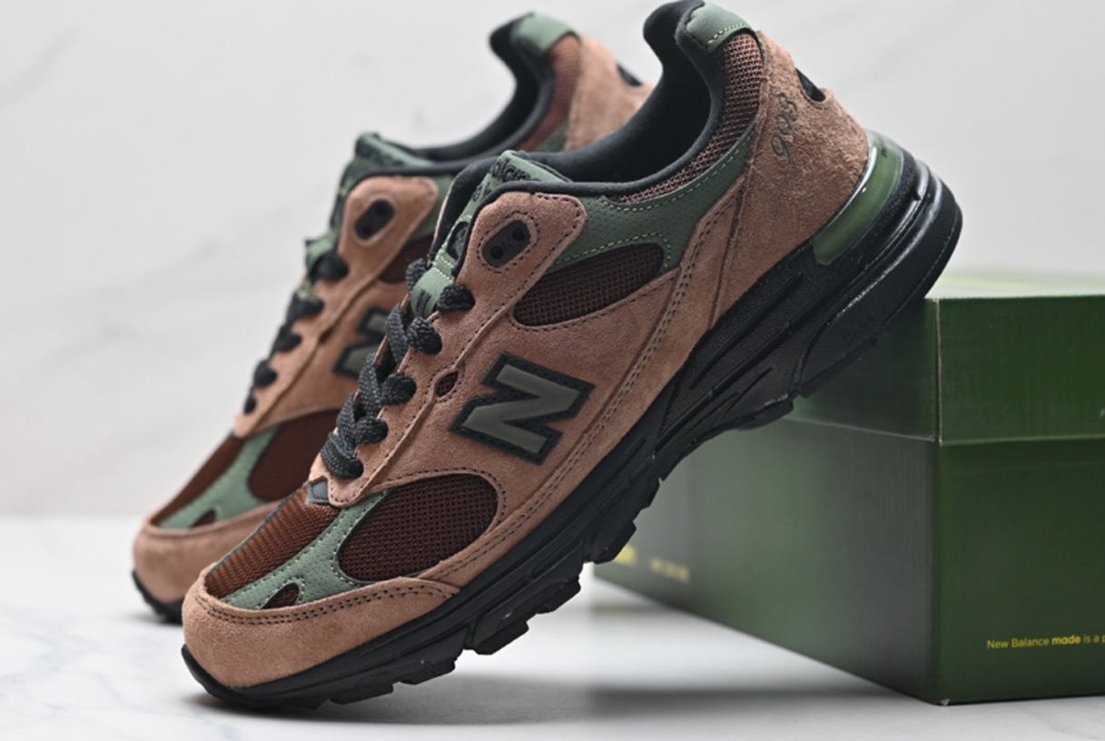 New Balance 993 Brown Olive Green