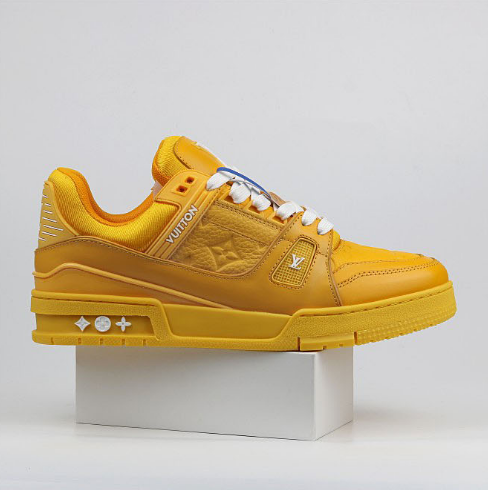 Louis Vuitton LV Trainer Yellow Monogram