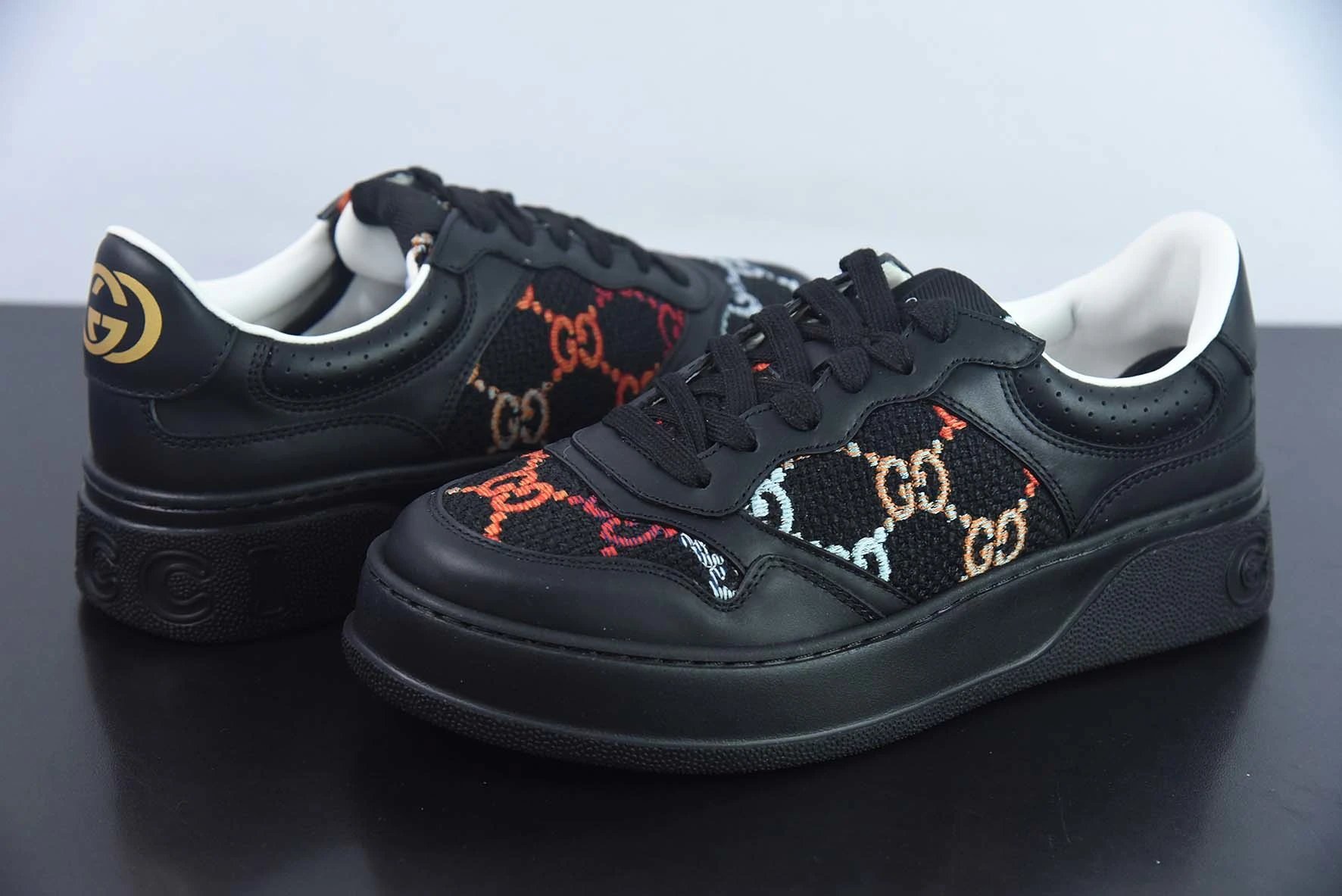 Gucci GG Marmont Sneakers Navy and Gray Chunky Sneakers - 11