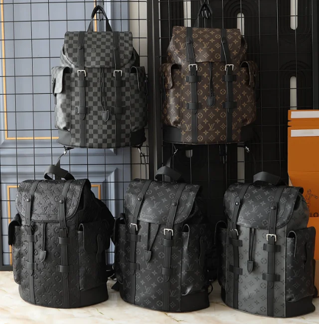 Louis Vuitton Backpacks Monogram flap backpack with buckle straps and side pockets product detail image 1