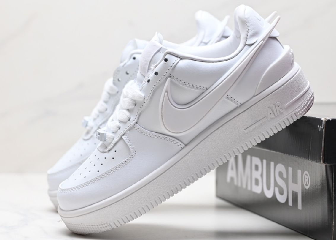 Nike Air Force 1 Low AMBUSH Triple White