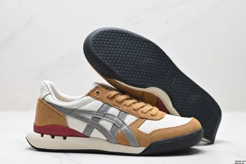 Asics Gel-Lyte III Yellow White Gray Burgundy Sneakers - 8