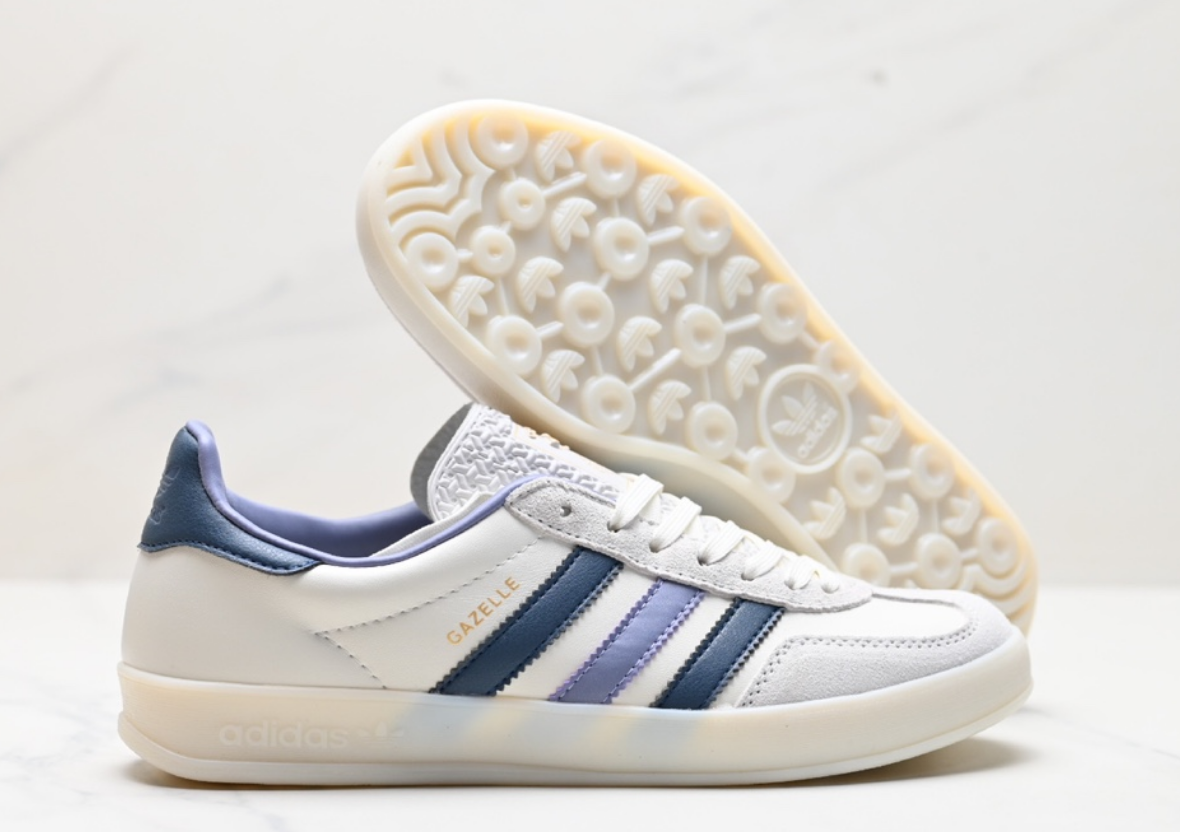 Adidas Gazelle Indoor White Blue Cream