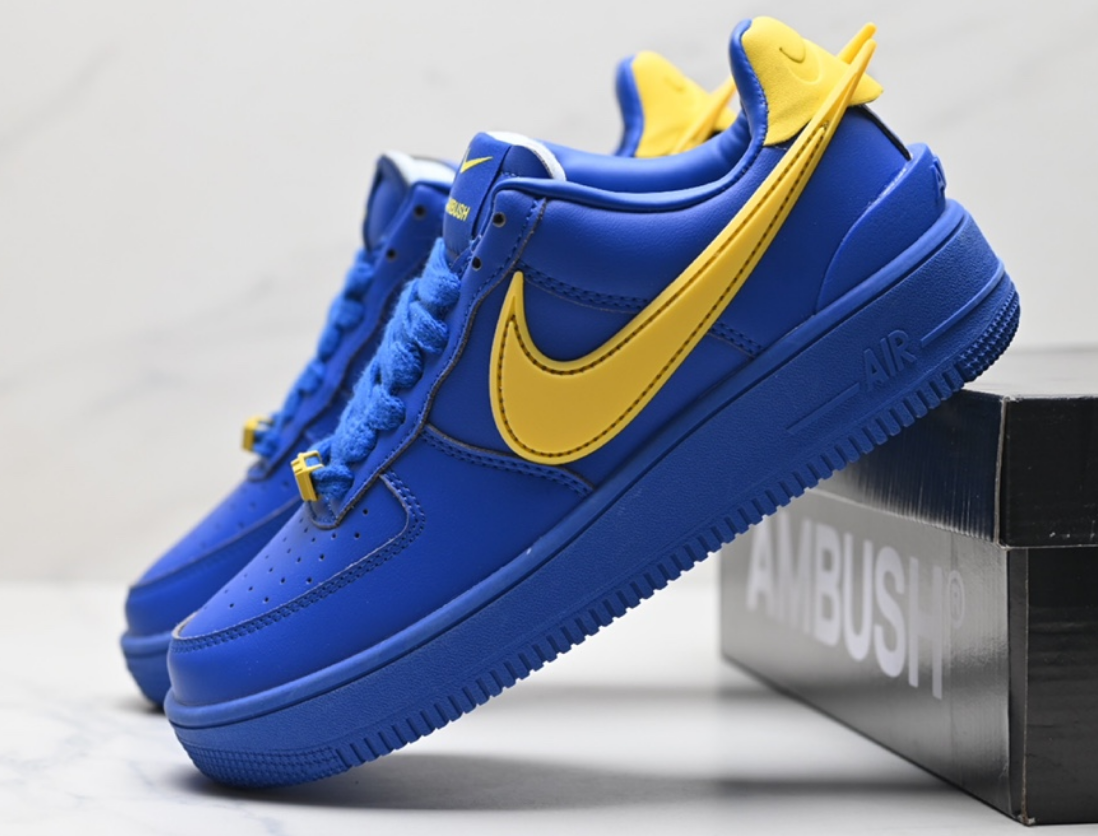 Nike Air Force 1 Low AMBUSH Royal Blue Yellow