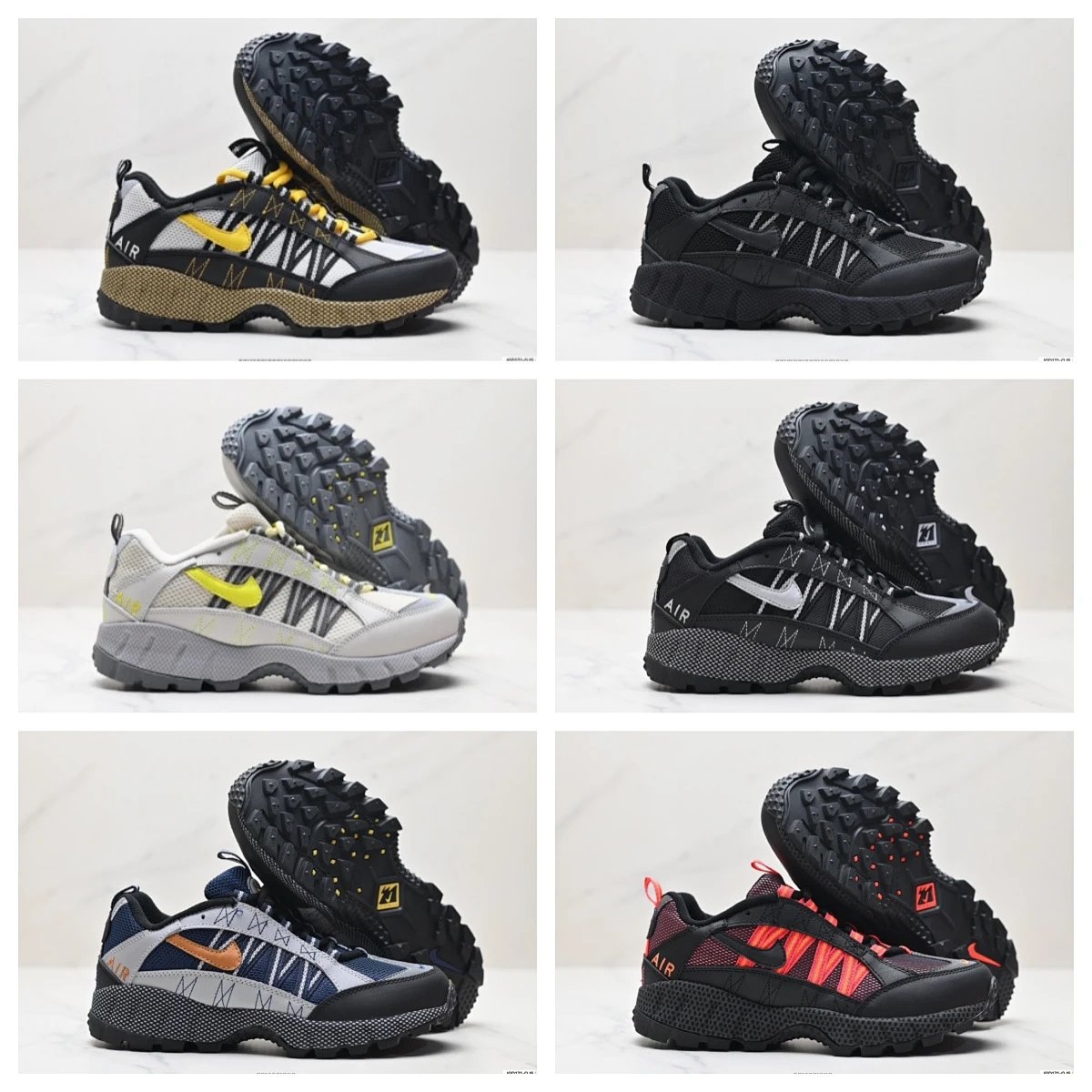 Nike Air Humara Teal and Burgundy Trail Running Shoes product detail 2 in Litbuy spreadsheet finds