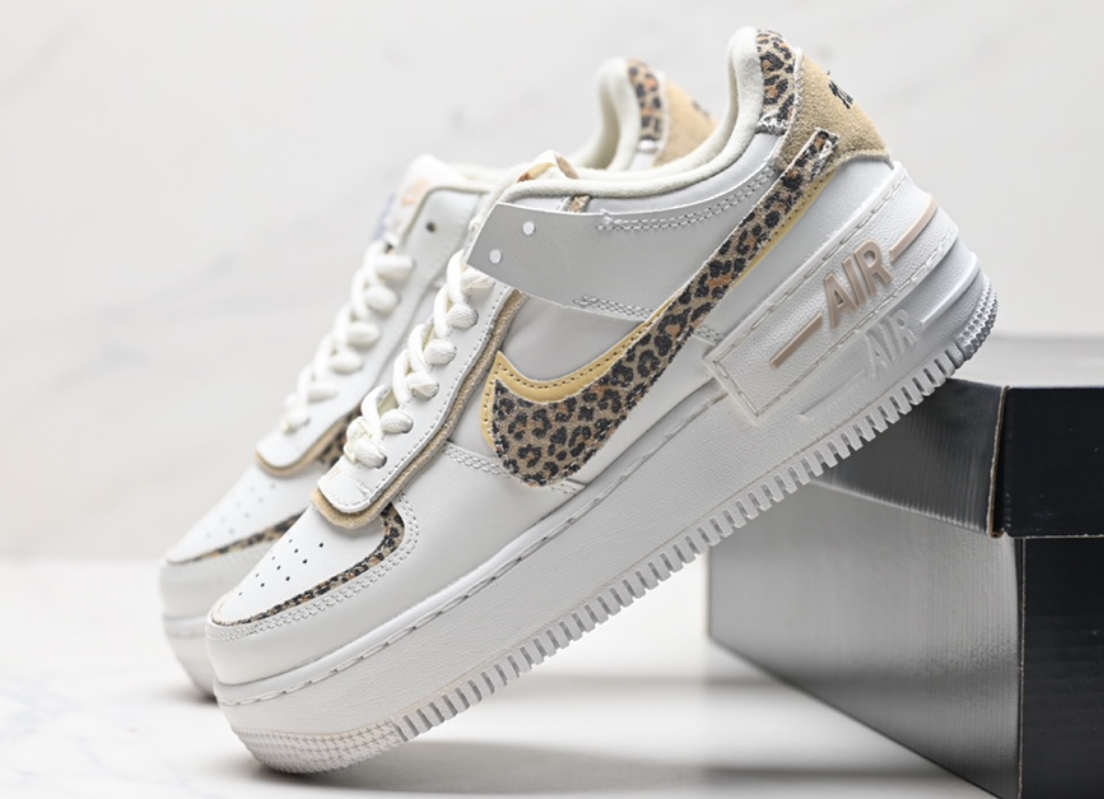 Nike Air Force 1 Shadow Pastel White Sneakers - 10