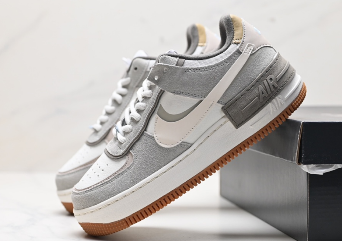 Nike Air Force 1 Shadow Pastel White Sneakers - 9