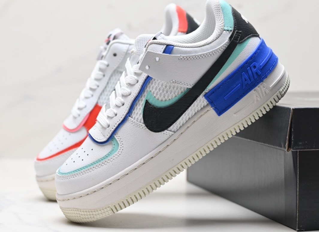 Nike Air Force 1 Shadow Pastel White Sneakers - 5