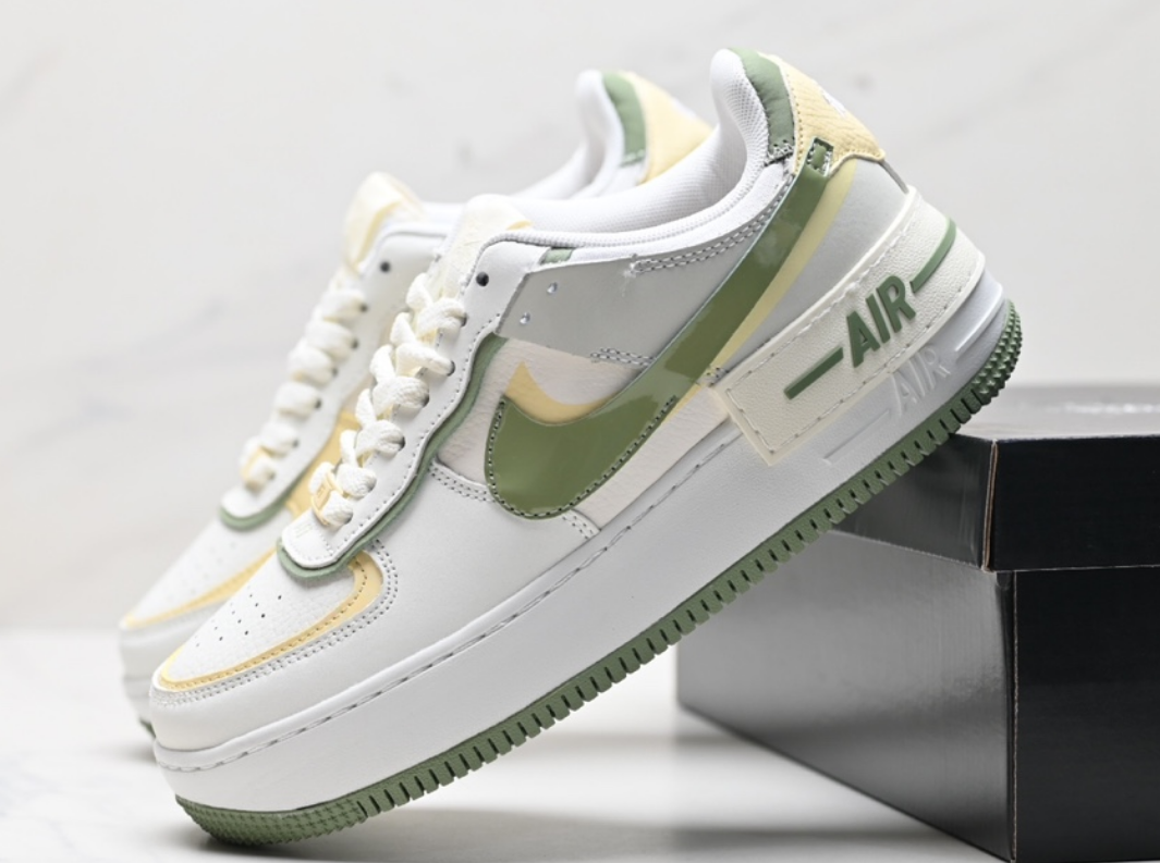 Nike Air Force 1 Shadow Pastel White Sneakers - 3